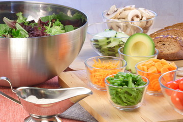 salad organic ingredients