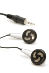 ear phones close up