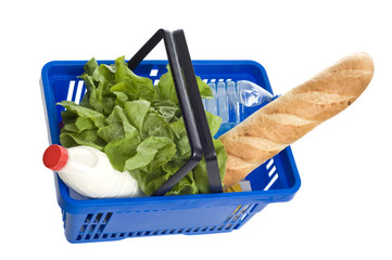 basket with purchases