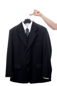Suit On Hanger