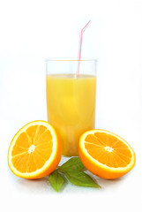 Obraz na płótnie Canvas orange breakfast