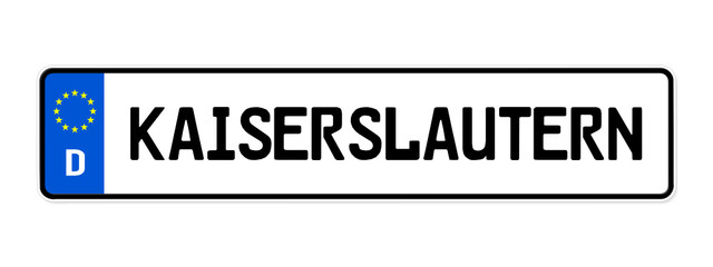 kennzeichen kaiserslautern