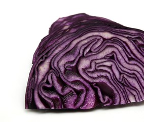 Chou rouge tranché