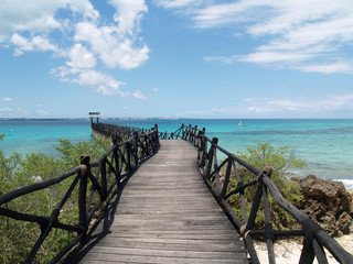 Puente en Prison Island - Zanzibar