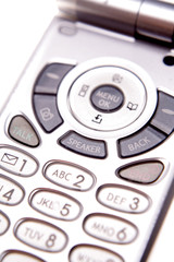 Keypad on mobile phone