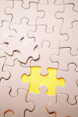 Obraz premium Missing piece of puzzle