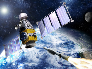 Military Satellite knock down