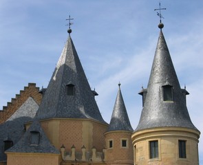 Torres del alcazar de segovia