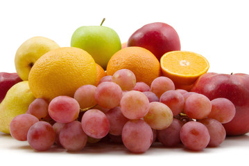 Naklejka na ściany i meble fruits and grapes