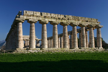 Fototapeta premium Tempio di Hera Basilica Paestum