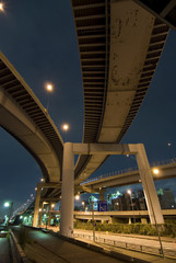 Fototapeta premium night roads