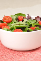 organic salad bowl