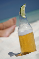 Cerveza en la Playa