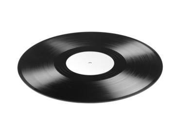 record on white