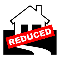 House for sale-price reduced sign