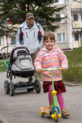 family walk