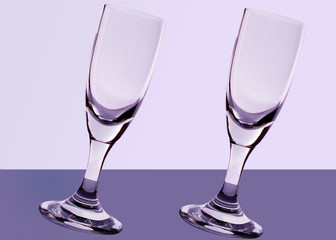 Glass of vodka