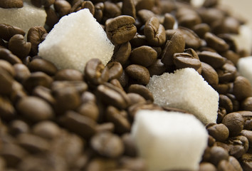 coffee beans sugar