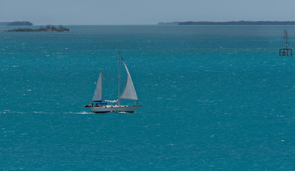 Fototapeta premium Caribbean Sailboat