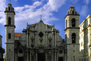 Fototapeta na wymiar habana cathedral