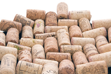 corks on a plate