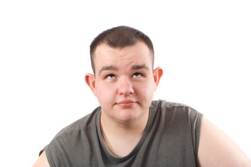 Obraz premium obese man