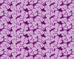 psychedelic bubble swirling - seamless pattern