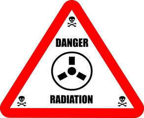 Paneau "Danger - Radiation"