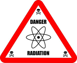 Paneau "Danger - Radiation"