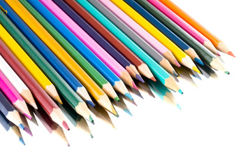 coloured pencils