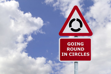 Going Round in Circles Signpost