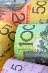 Australian Money Background