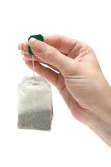 Holding Tea Bags