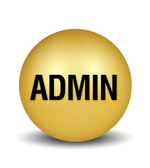 Admin Icon - gold