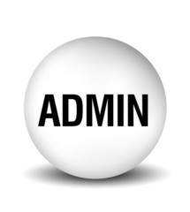 Admin Icon - white
