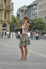 Teenager in der city
