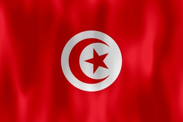 drapeau tunesien tunesien flagge