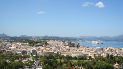 Fototapeta premium Miasto Korfu.