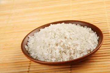 Rice on plate