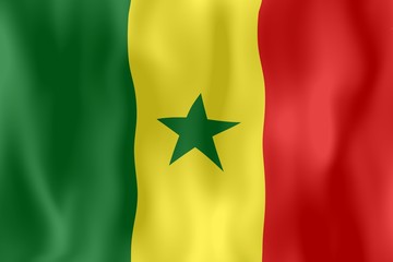 drapeau s&eacute;n&eacute;gal froiss&eacute; senegal crumpled flag