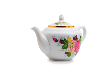 teapot isolated on white
