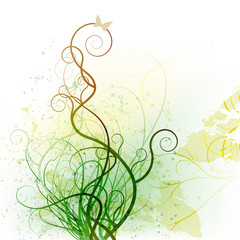 floral spring background