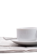 Tea and newspaper
