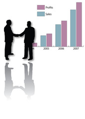 Obraz premium Business Success Concept Background