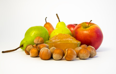 apples and pears decorated