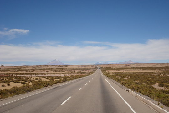 Route rectiligne