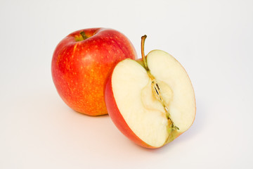 isolated apple on white background