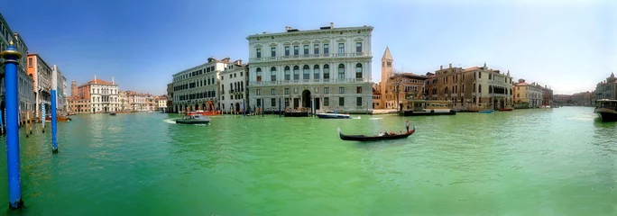 Deurstickers Venetië. Canal Grande (panorama). © Rostislav Glinsky