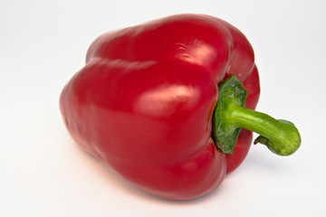 pepper on white background