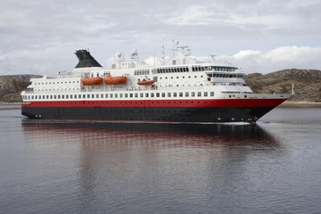 Fototapeta na wymiar Norwegian Coast Ferry. 